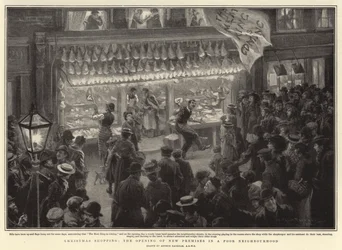 Weihnachtseinkäufe, die Eröffnung neuer Räumlichkeiten in armen Vierteln